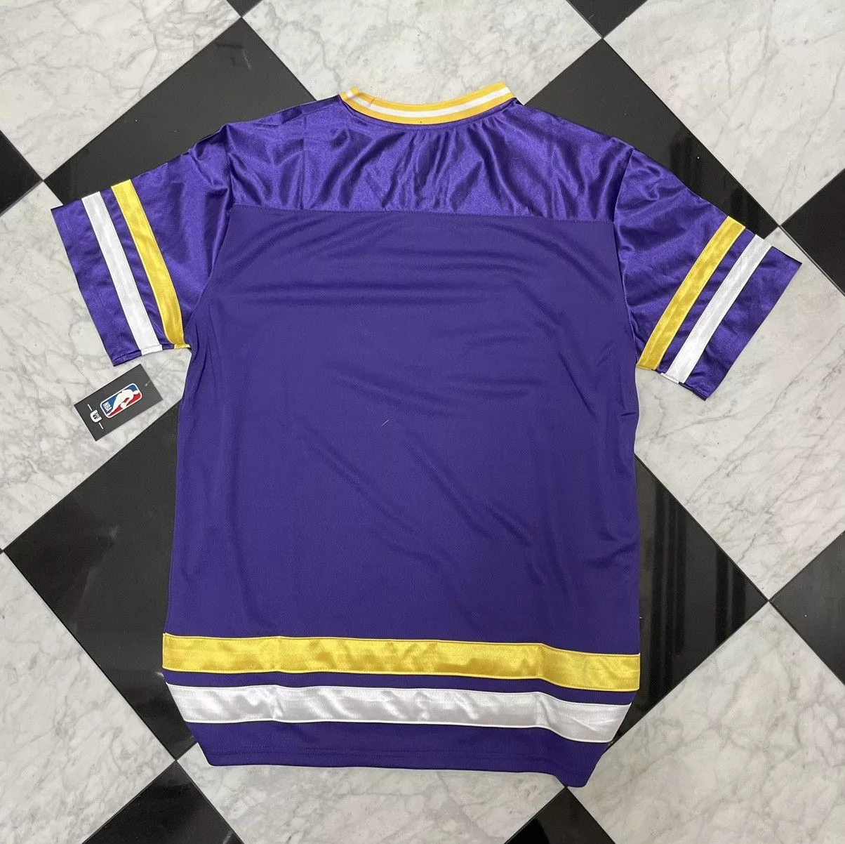 NBA Jerseys NBA 🔥 Lakers Jersey Purple