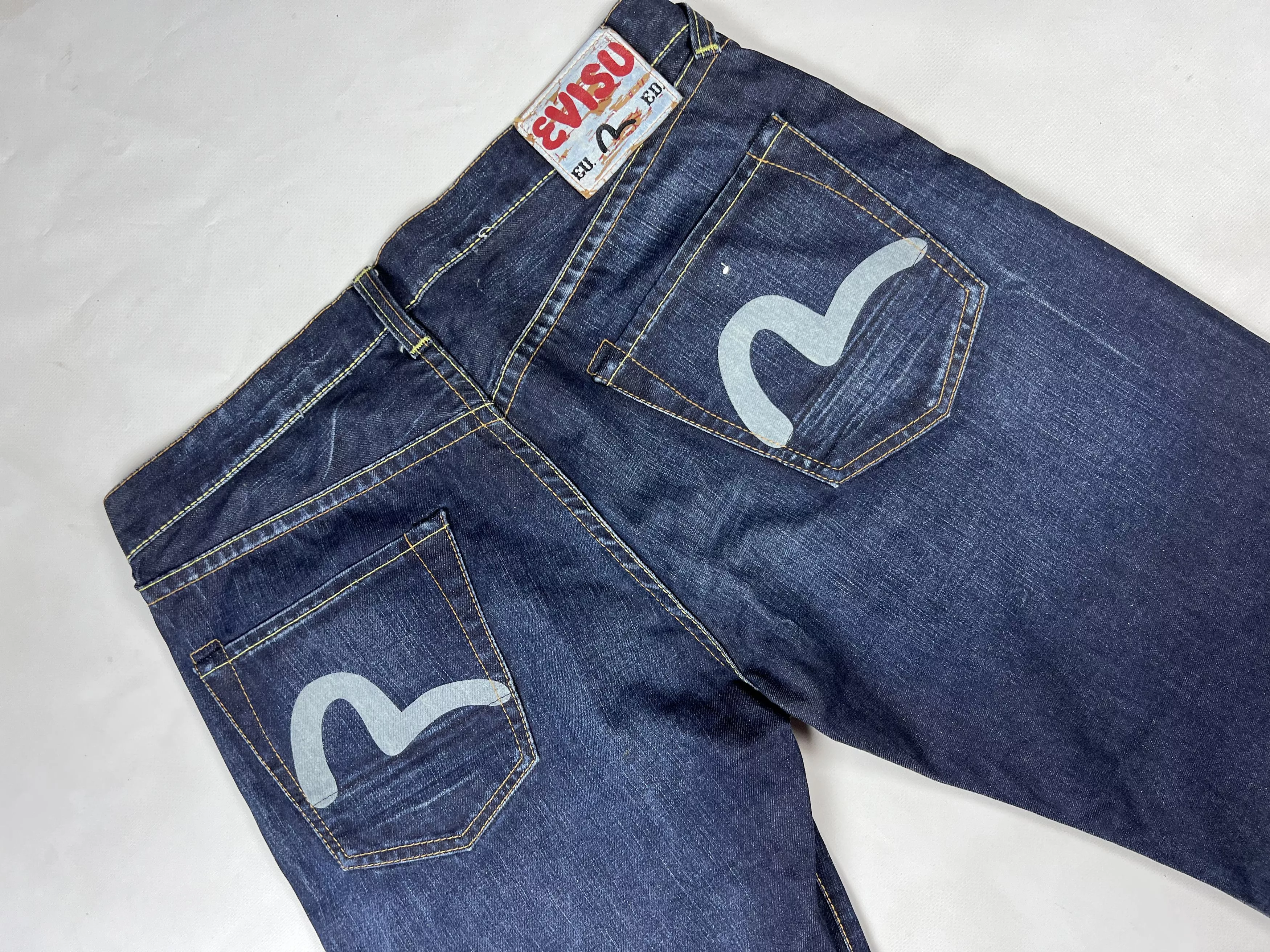 Evisu Denim Jeans 34 Blue