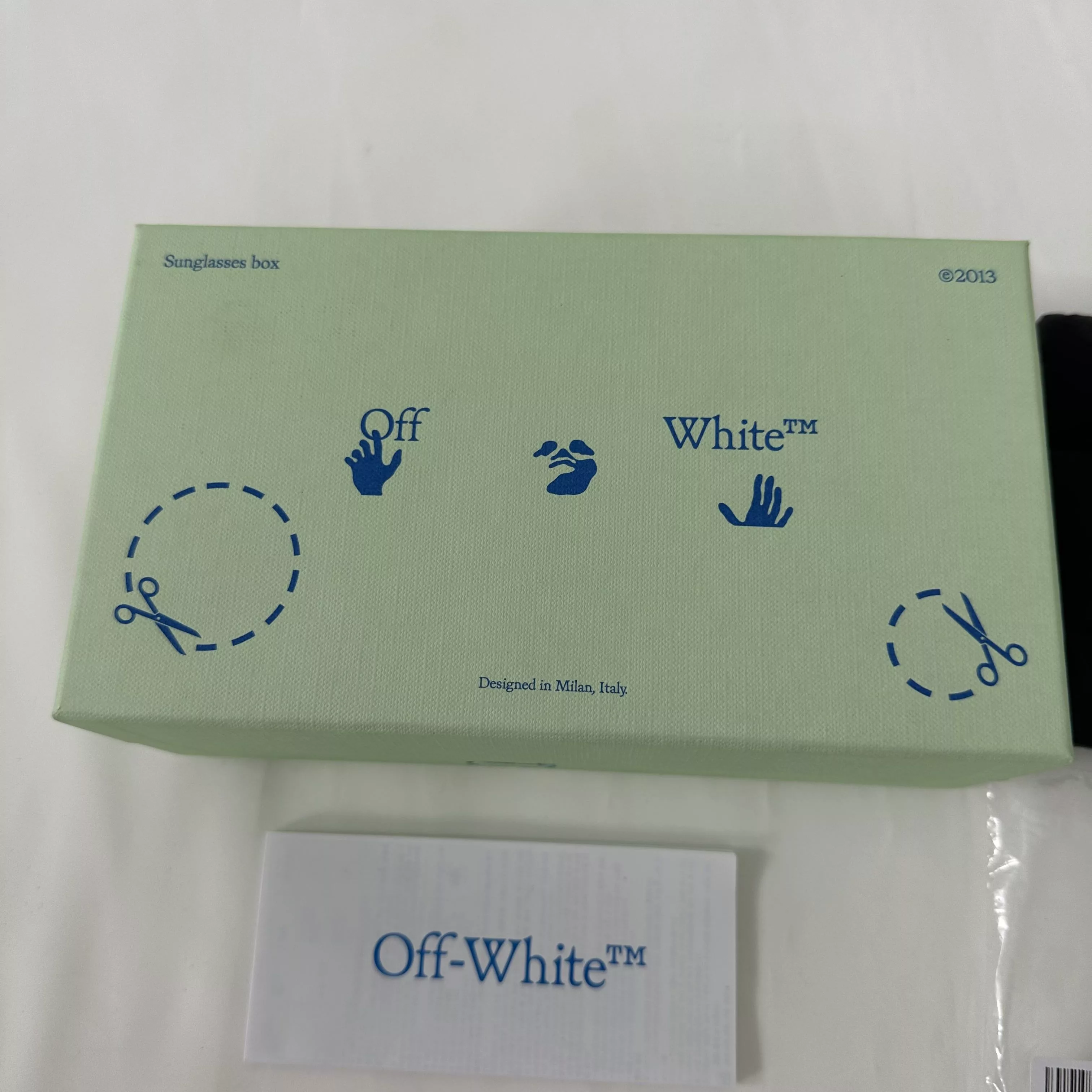 Off-White Sunglasses Off-White OFF WHITE Boston Rectangular Frame Sunglasses BLACK