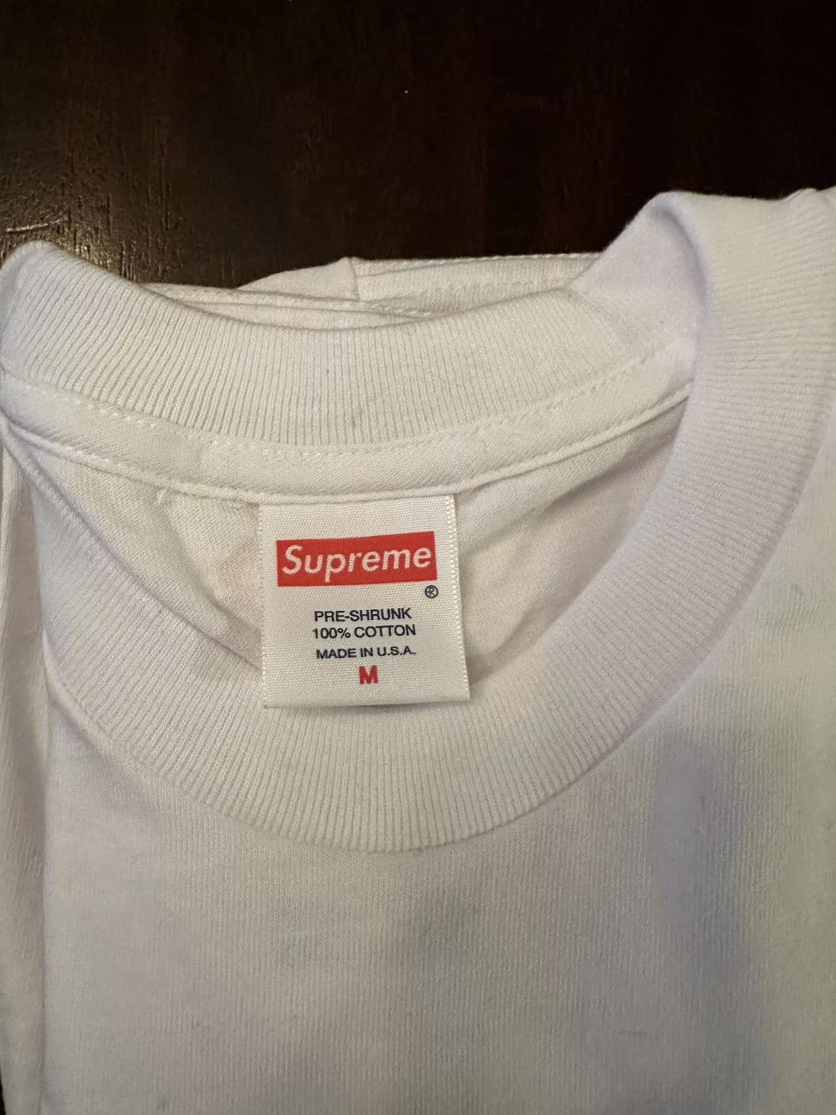 Supreme Short Sleeve T Shirts Supreme Mo’ Wax Box Logo Tee White