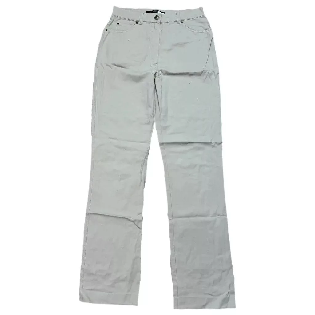 Weekend Max Mara Joggers Weekend Max Mara MaxMara Trousers Beige Size: 40