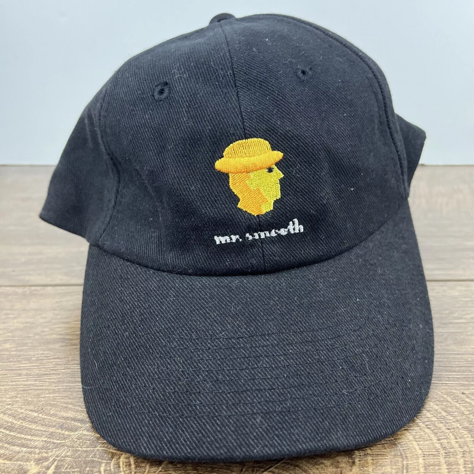 Other Hats Other Mr. Smooth Hat Smooth Black Hat Adjustable Adult Size Hat Bl