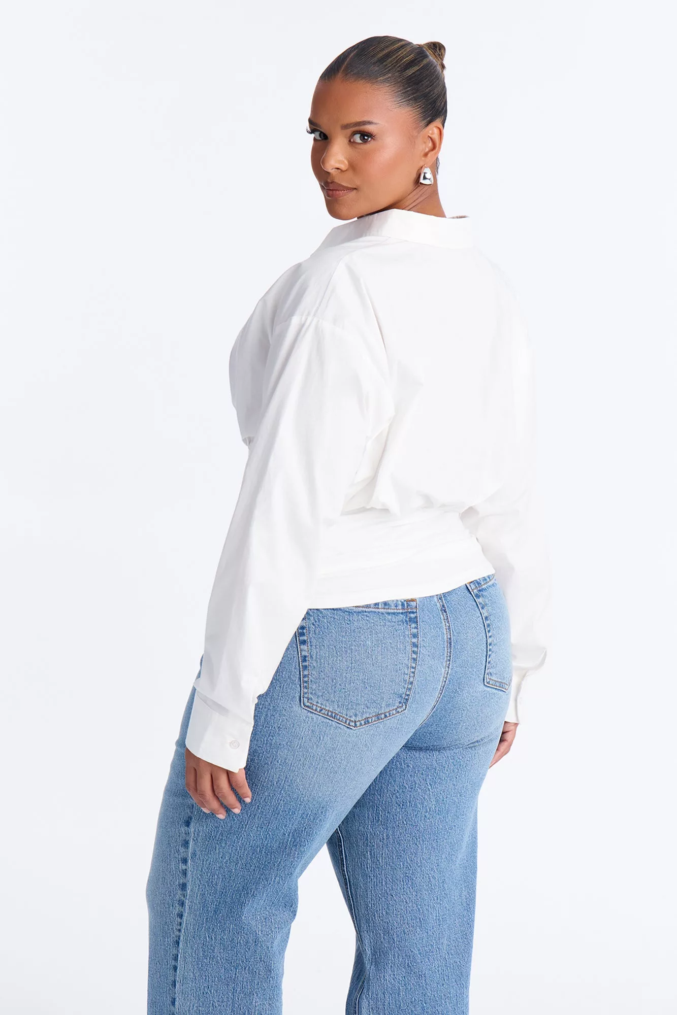 Quiet Crush Button Up Blouse - White