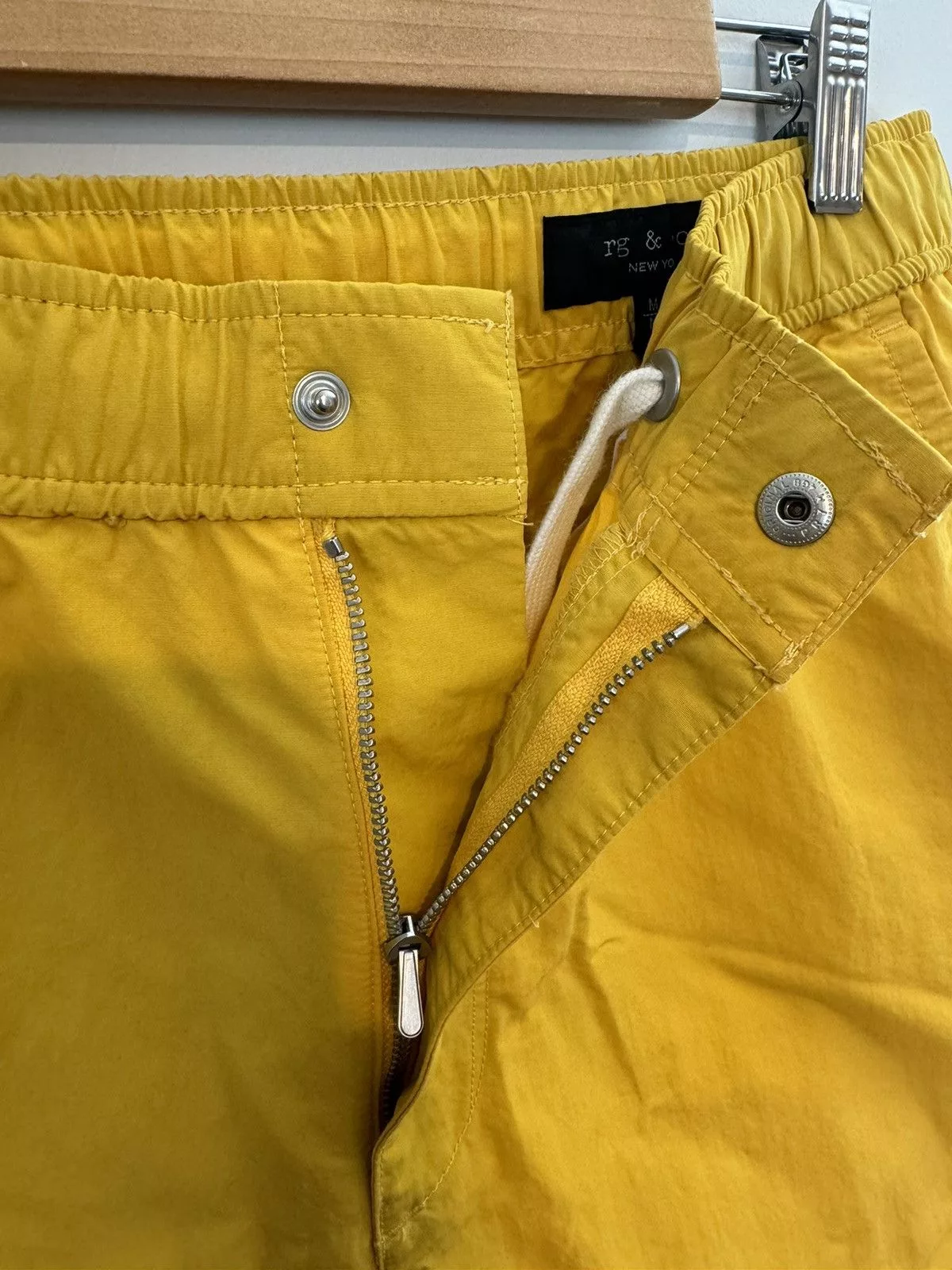 Rag & Bone Shorts rag & bone Eaton Water Resistant Pull On Short Yellow