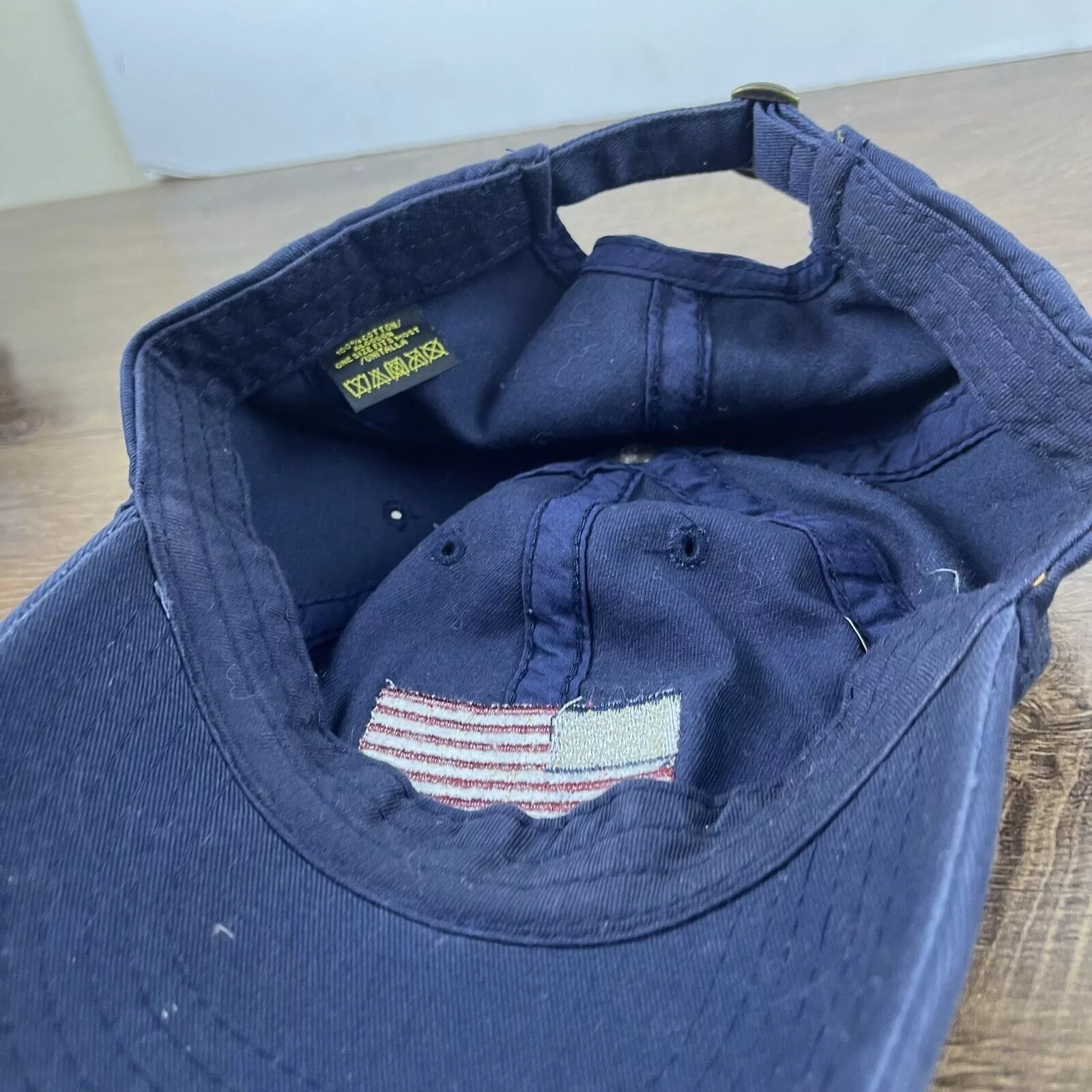 Other Hats Other American Flag Patch Hat USA Flag Hat Blue Adjustable Hat Blu