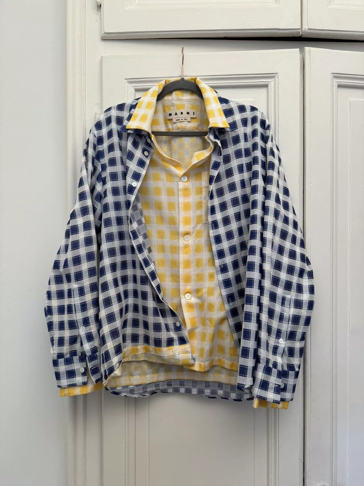Marni Shirts Button Ups MARNI double long sleeve shirt SS19 Multi