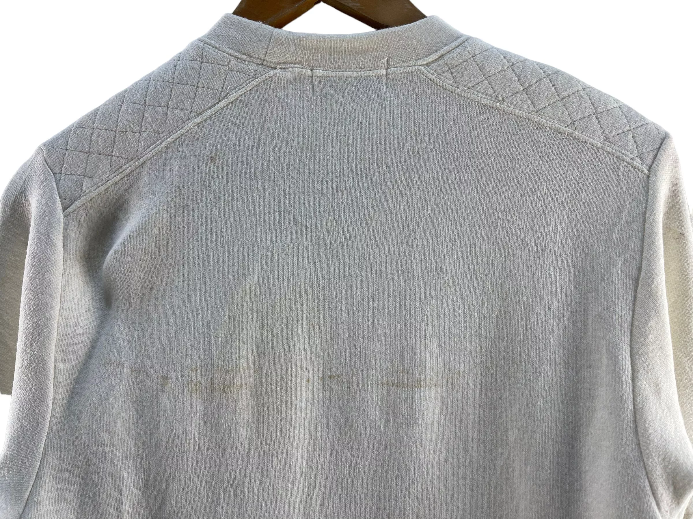 Japanese Brand Sweatshirts Japanese Brand Vintage Skyline Spellout Crewneck Sweatshirt White