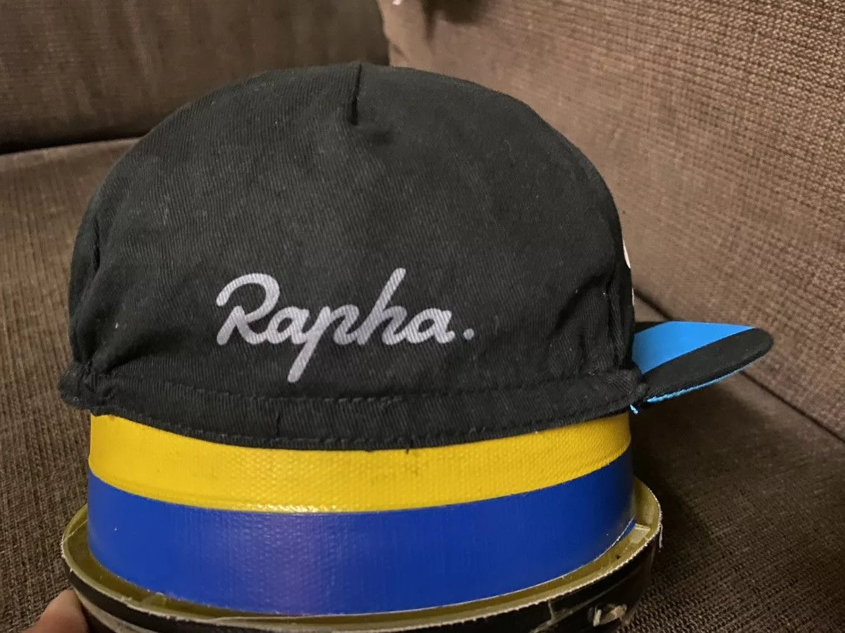 Rapha Hats Rapha × Vintage vintage Rapha Sky Cycling Team 2015 Black