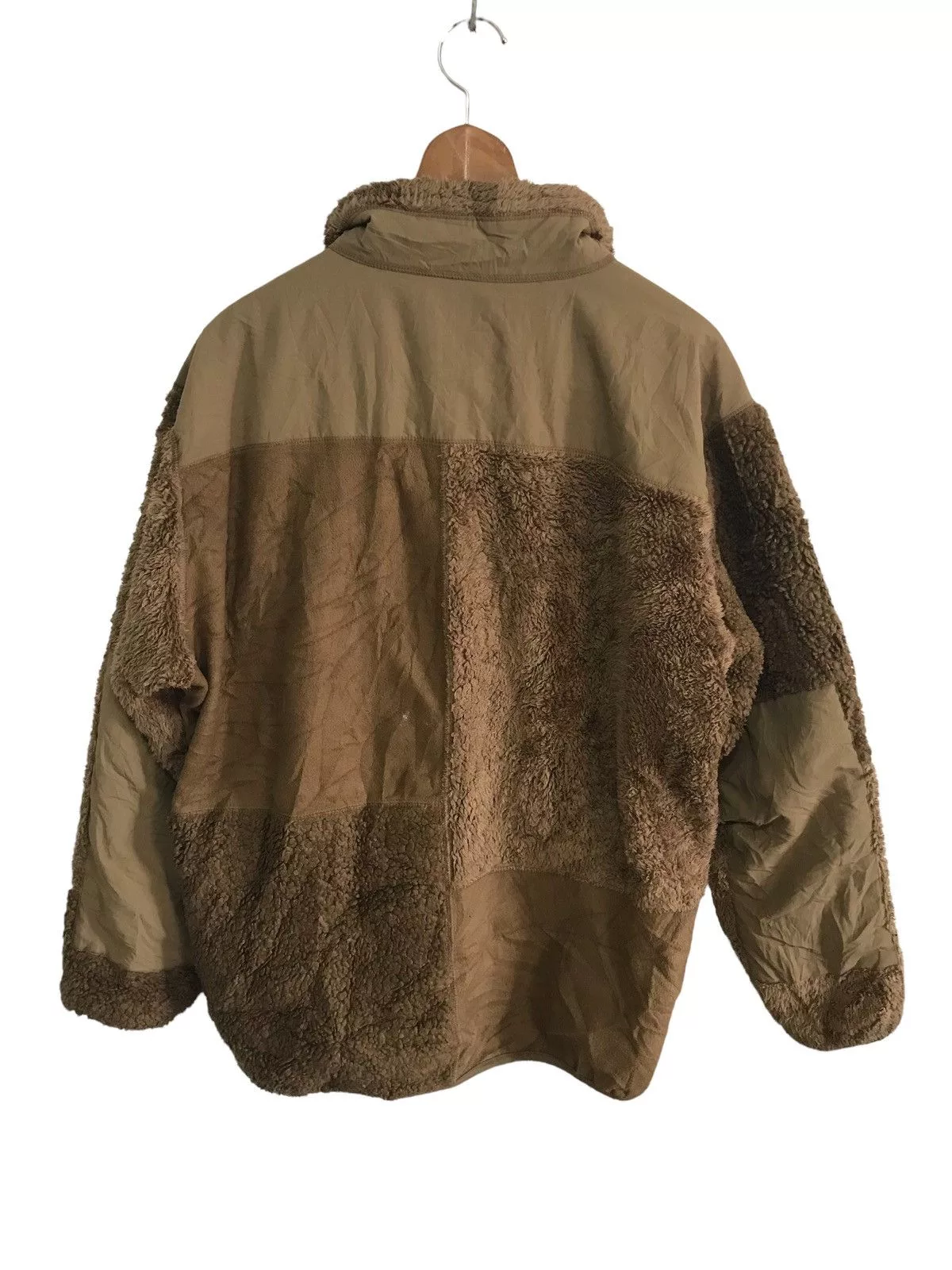 Engineered Garments Light Jackets Engineered Garments × Jil Sander × Uniqlo Engineered Garments Deep pile fleece sherpa jacket Green