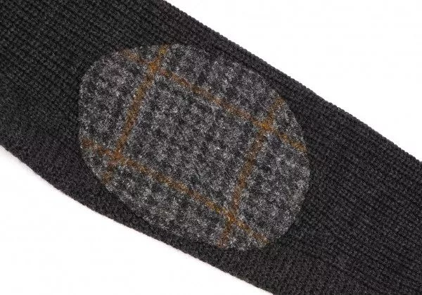 Junya Watanabe Light Jackets Junya Watanabe Jacket Elbow Patch Wool Knit Black