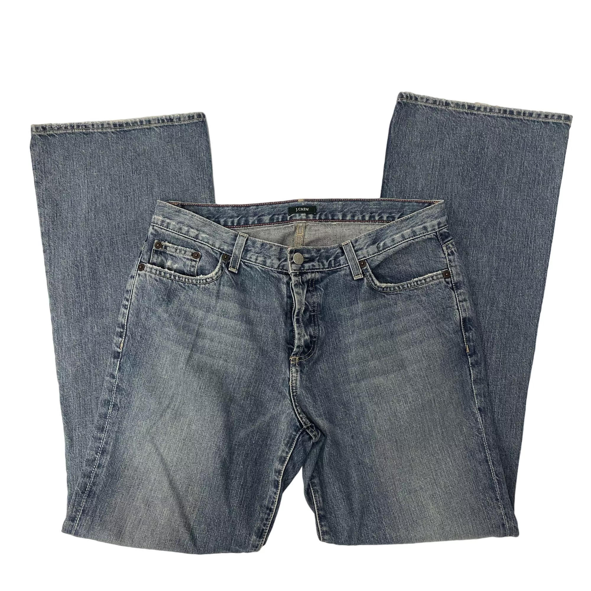 J.Crew Denim J.Crew J CREW WIDE LEG Blue Jeans BUTTON FLY Denim STREETWEAR Pants