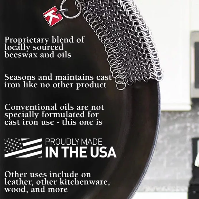 Cast Iron Wax For Perfect Seasoning