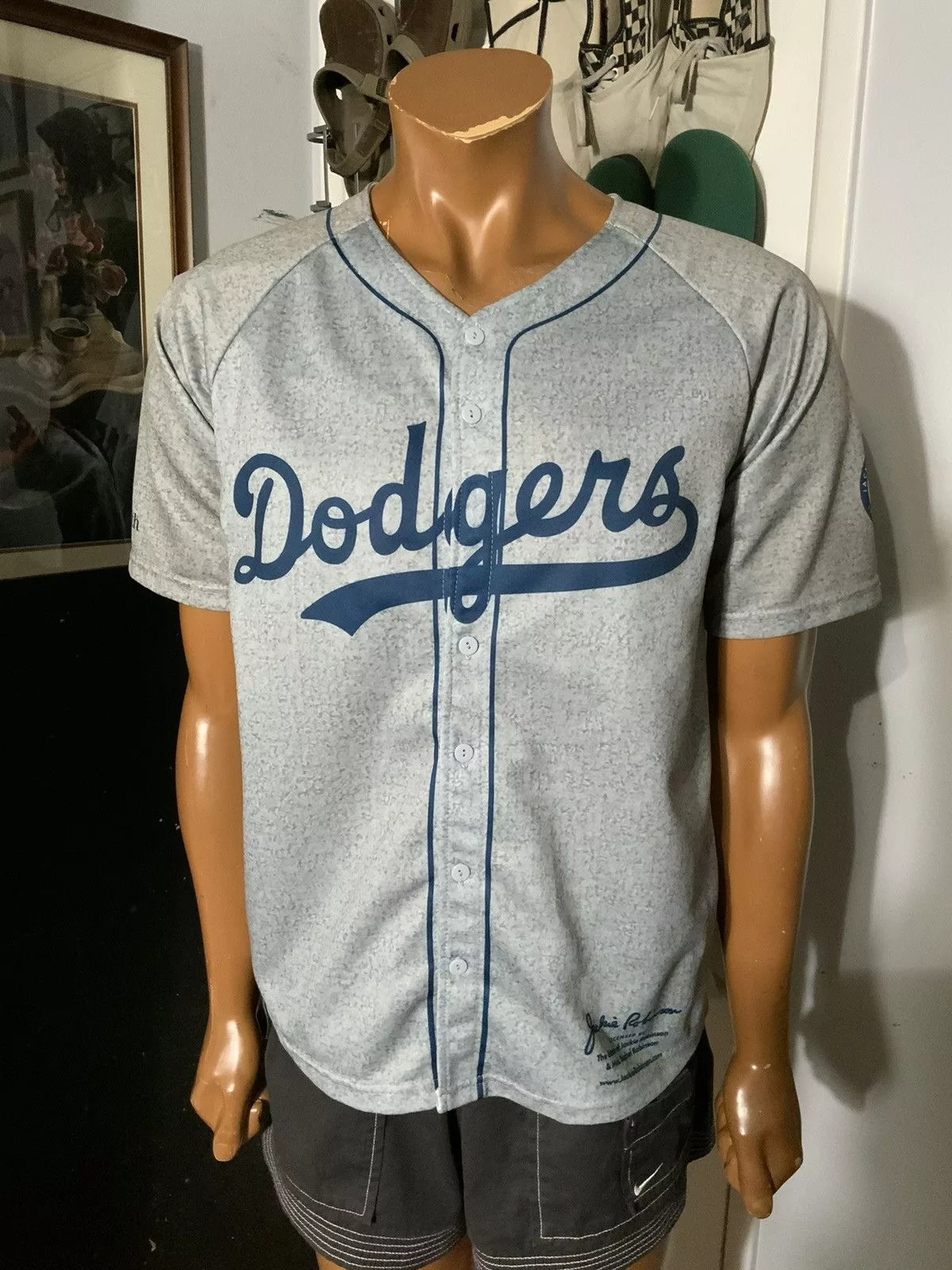 MLB Jerseys MLB Los Angeles Dodgers Jackie Robinson ‘22 75th Baseball Jersey Gray