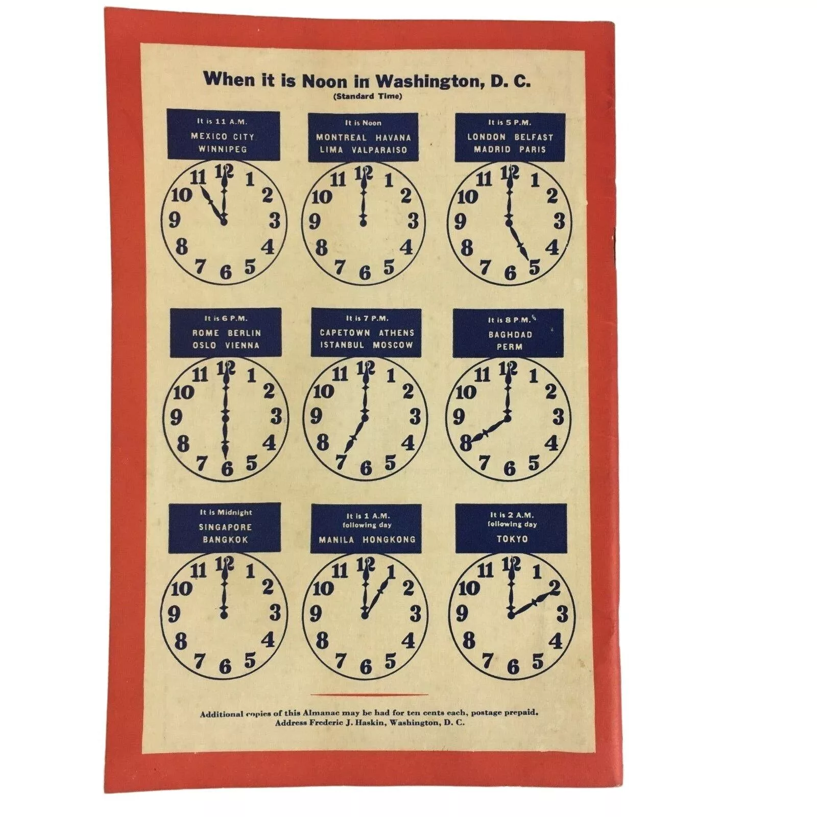 Other Periodicals Other Vintage Almanac Uncle Sams 1937 Compiled by Frederic J Haski Brown