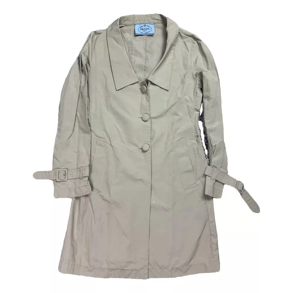 Prada Coats Prada Trench Coat Size: 42 fit L Beige