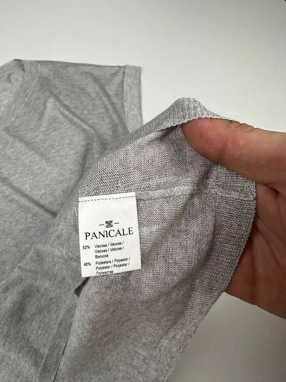 Panicale Short Sleeve T Shirts T-shirt Panicale Gray