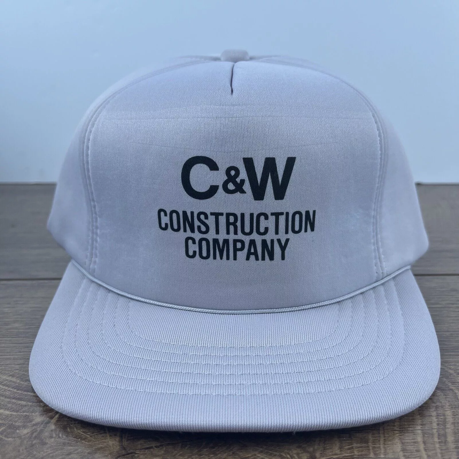Other Hats Other C&W Construction Company Hat Gray Cap Snapback Adjustable Gr
