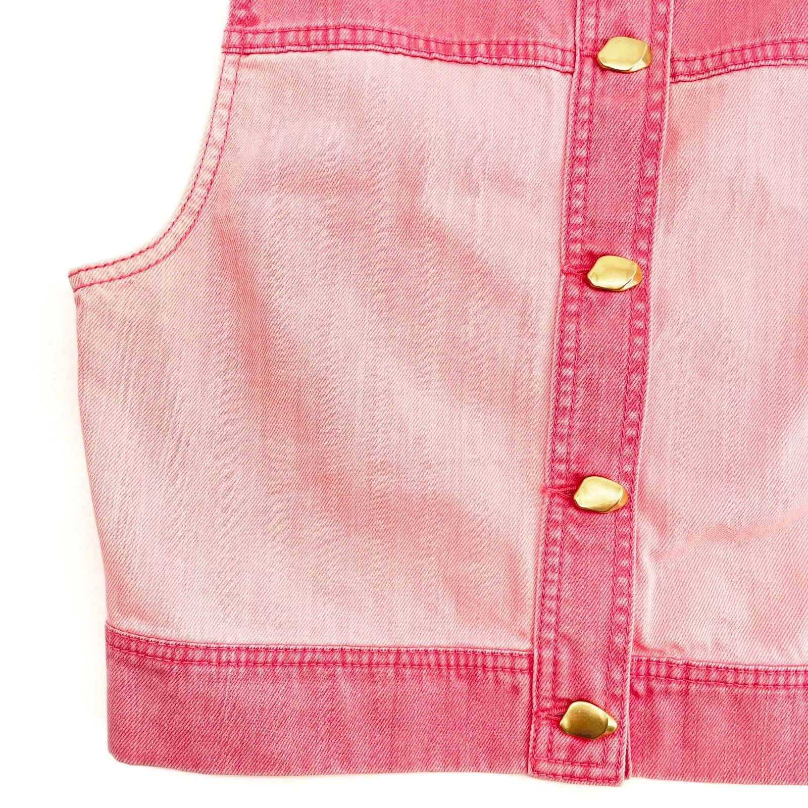 Aje Button Ups Aje Shades Pink Denim Shell Top