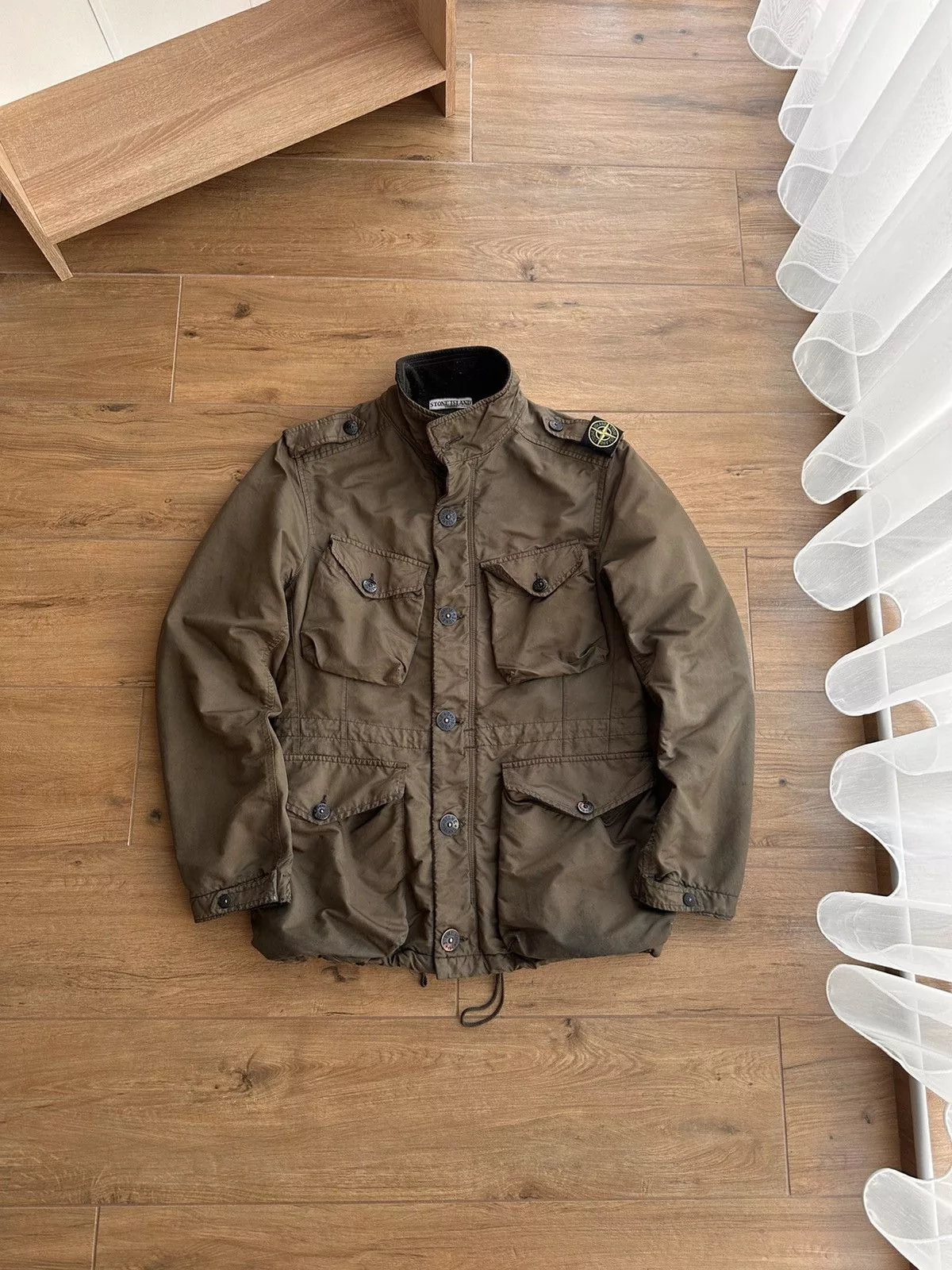 Stone Island Parkas Stone Island × Vintage Vintage Stone Island Shoulder Badge AW’08 Japanese Jacket Brown