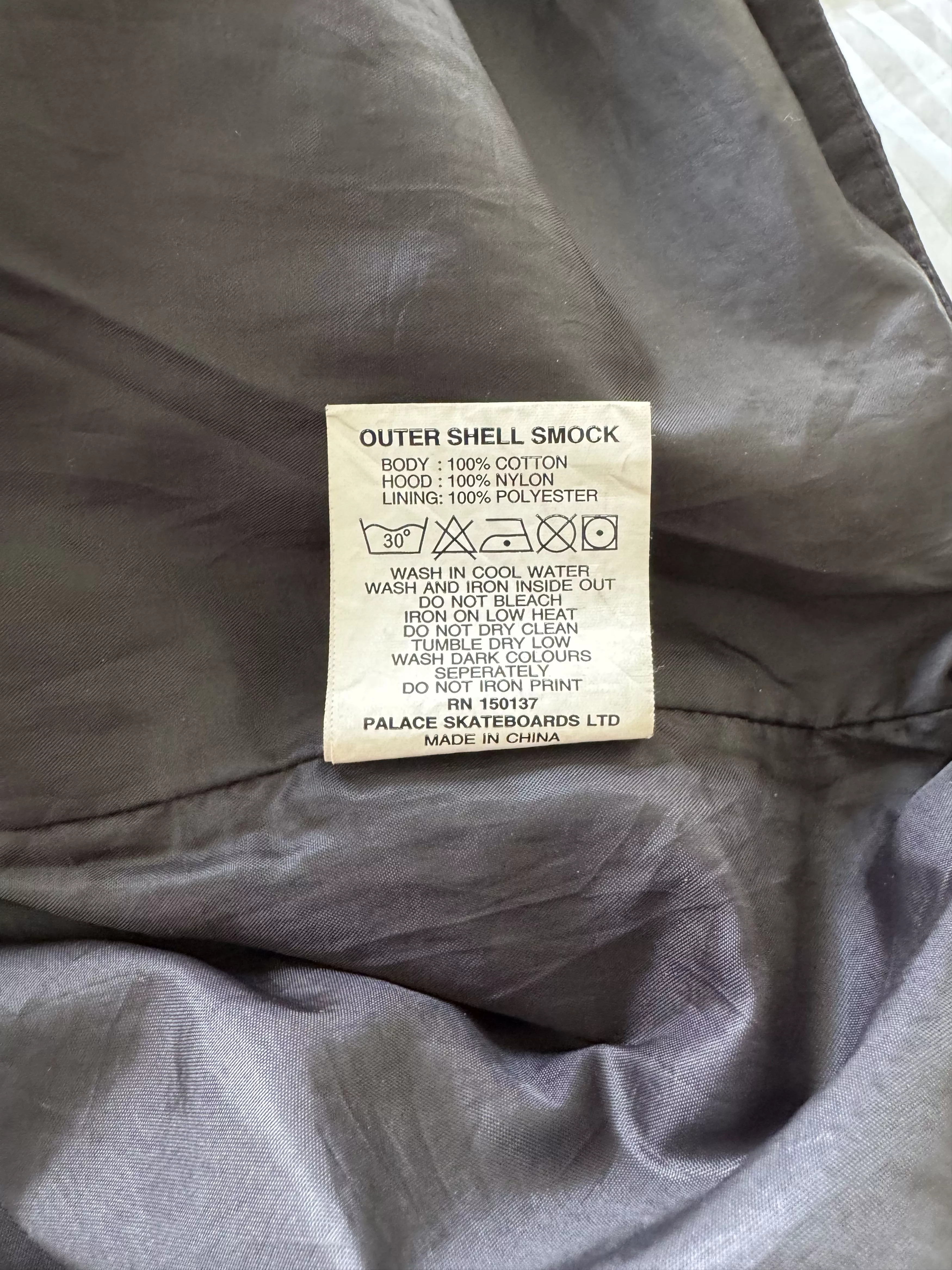 Palace Cloaks Capes Palace OUTER SHELL SMOCK Black