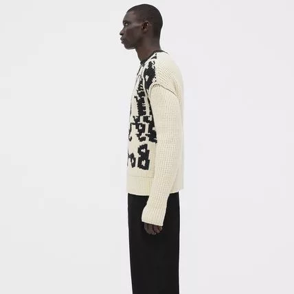 Bottega Veneta Sweaters Knitwear Bottega Veneta Jumper in white/black