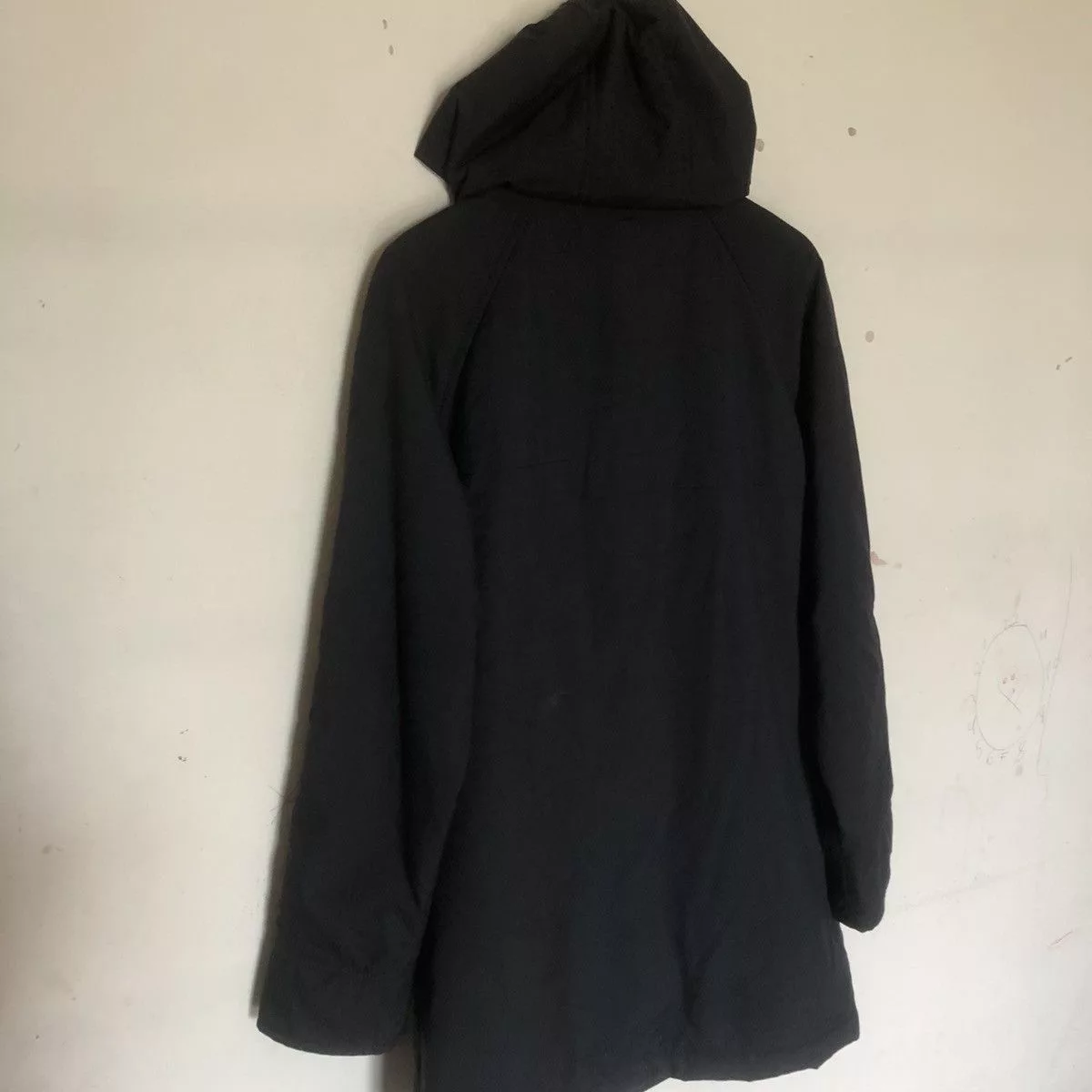 PPFM Light Jackets PPFM Long light Nylon Windbreaker Light ParkaJacket Black