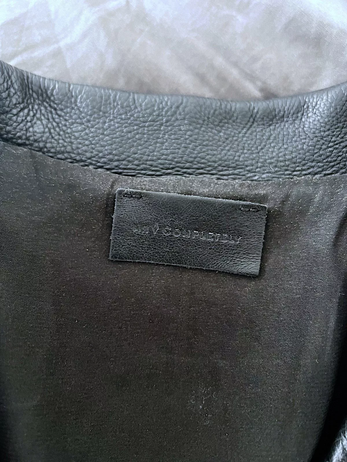 Mr. Completely Leather Jackets Mr. Completely Leather Moto Jacket M/L Black