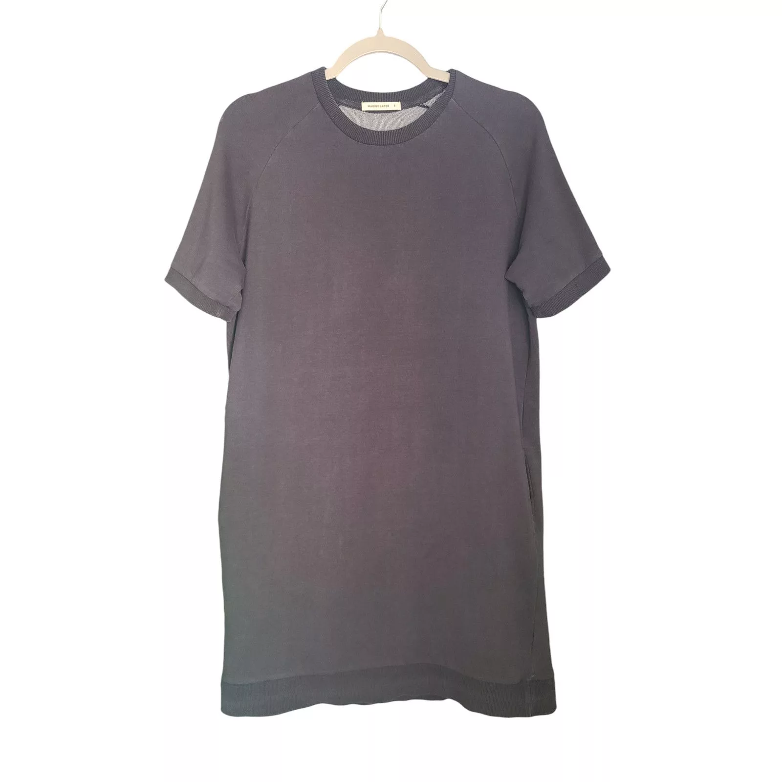 Marine Layer Midi Dresses Marine Layer Sweatshirt Dress Size Small Black