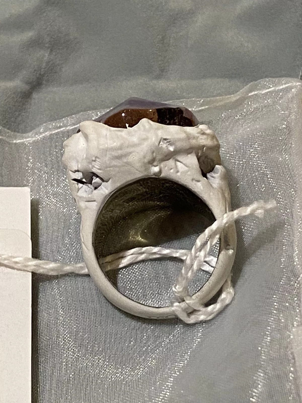 Daniel Arsham Rings Daniel Arsham × Dior Dior x Daniel Arsham Eroded Crystal Ring (SMALL/MEDIUM) White