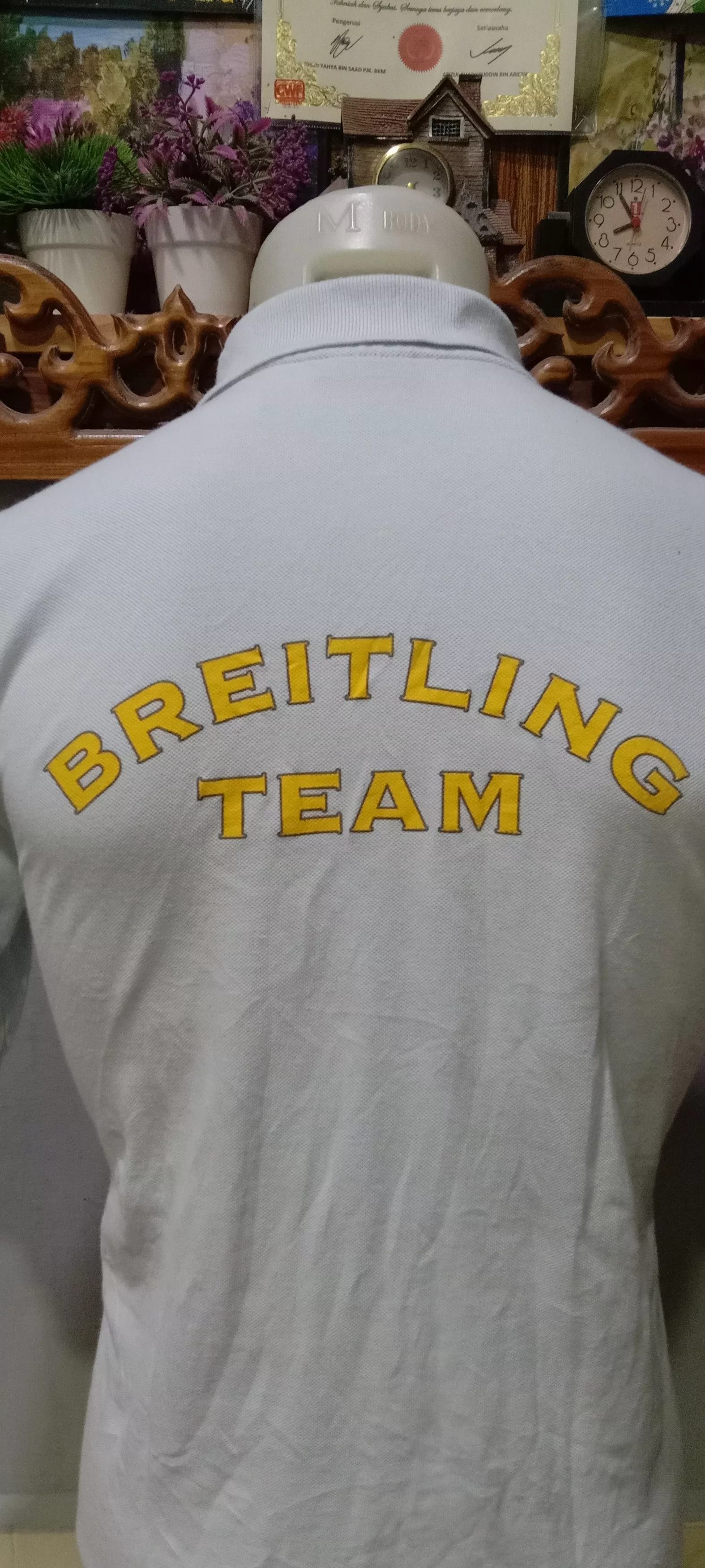 Breitling Polos Vintage Team Breitling x Switcher White