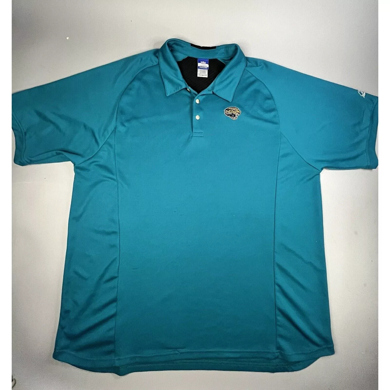 Reebok Polos Vintage Reebok NFL Team Apparel Jacksonville Jaguars Polo Blue