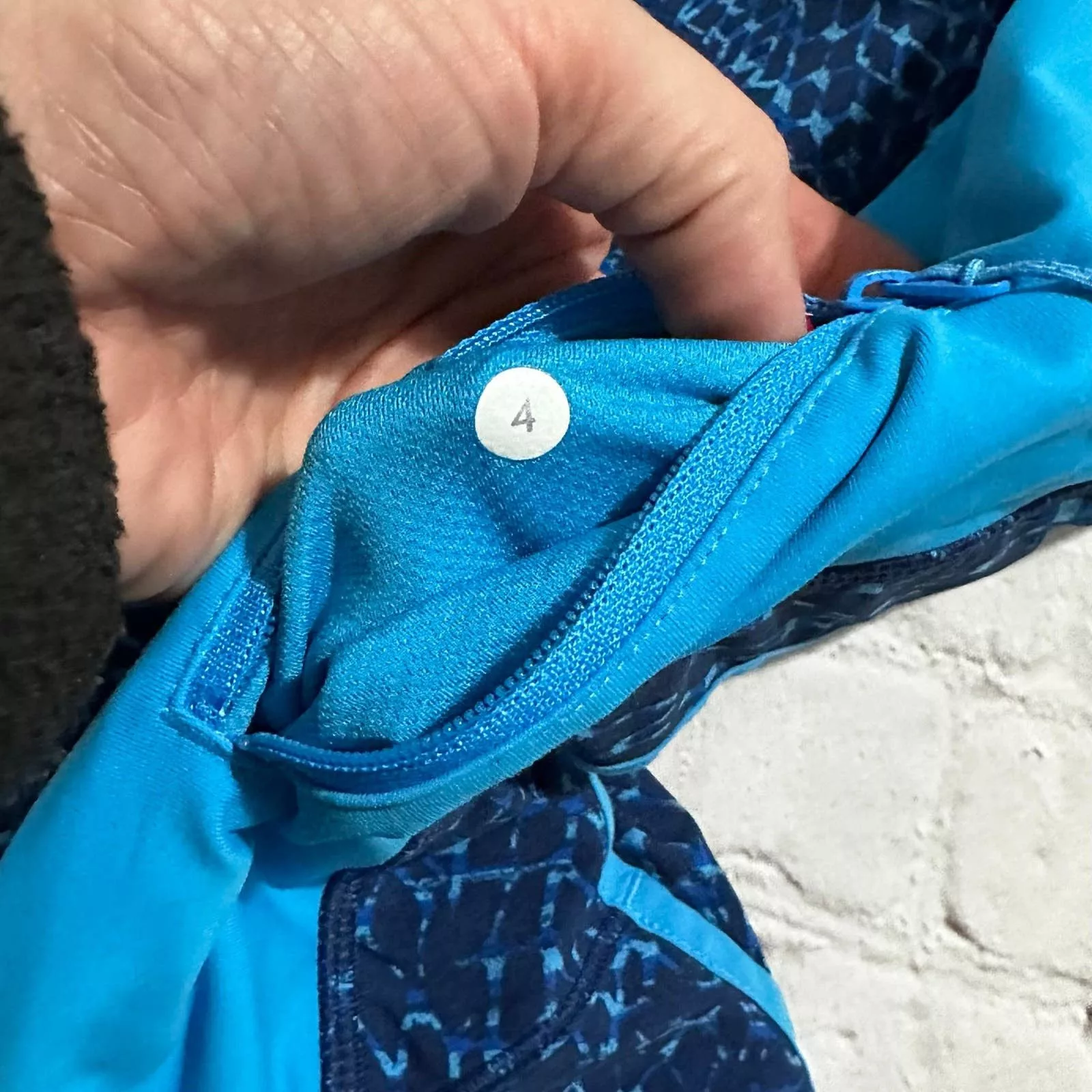 lululemon shorts size 4 Blue
