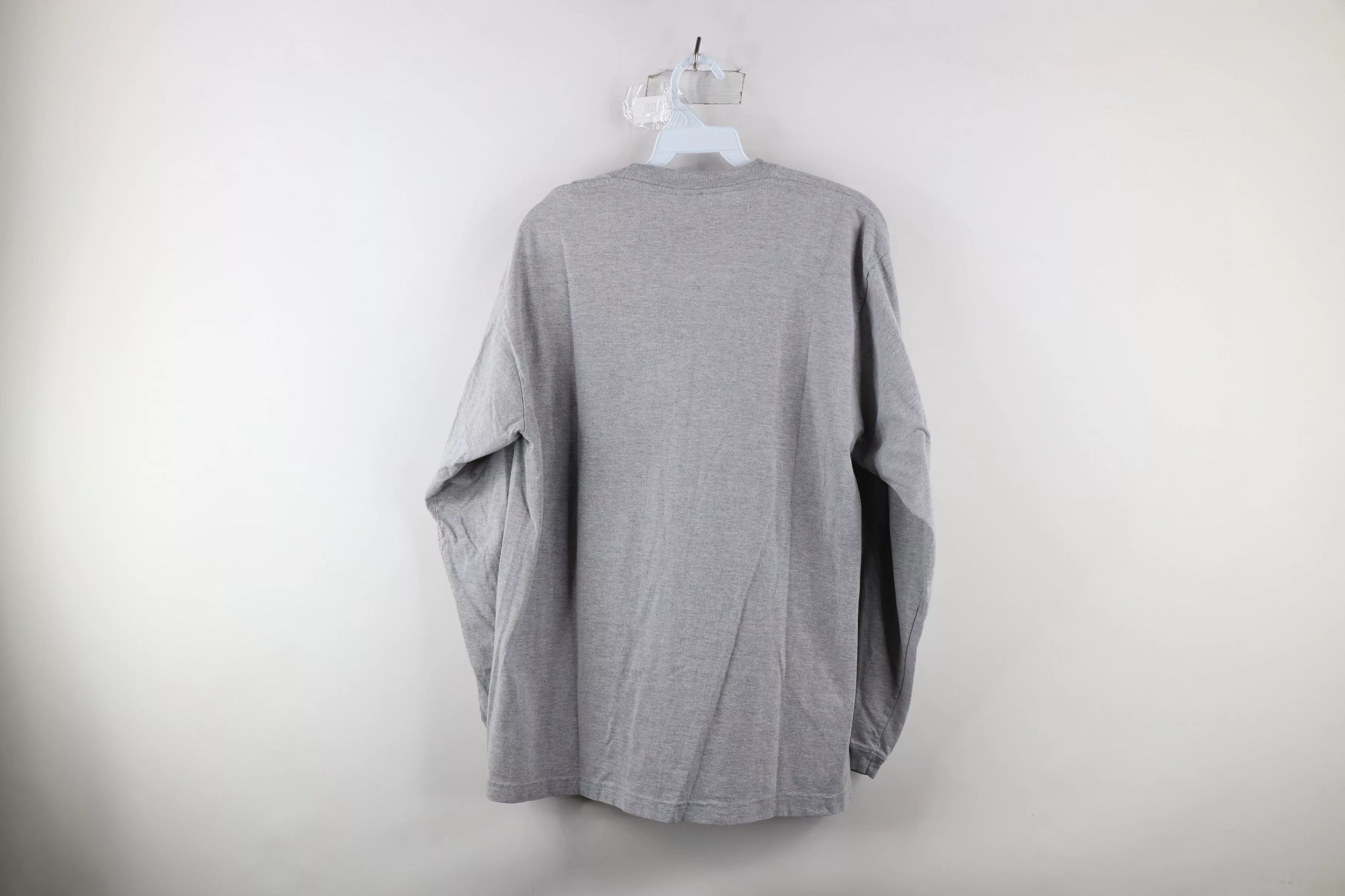 Vintage Long Sleeve T Shirts Vintage 90s Out Ohio State University Long Sleeve T-Shirt Gray
