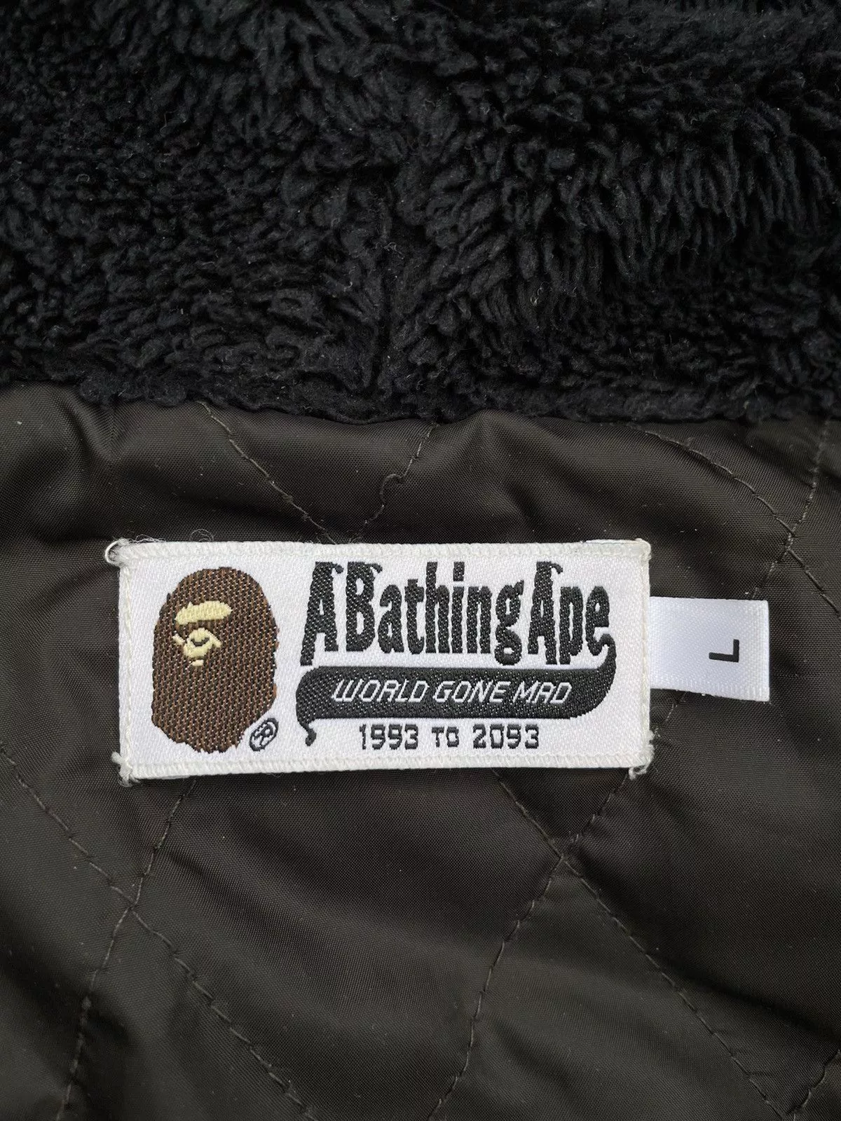 Bape Light Jackets Bape 1st Camo Boa Shark Full Zip Jacket Black