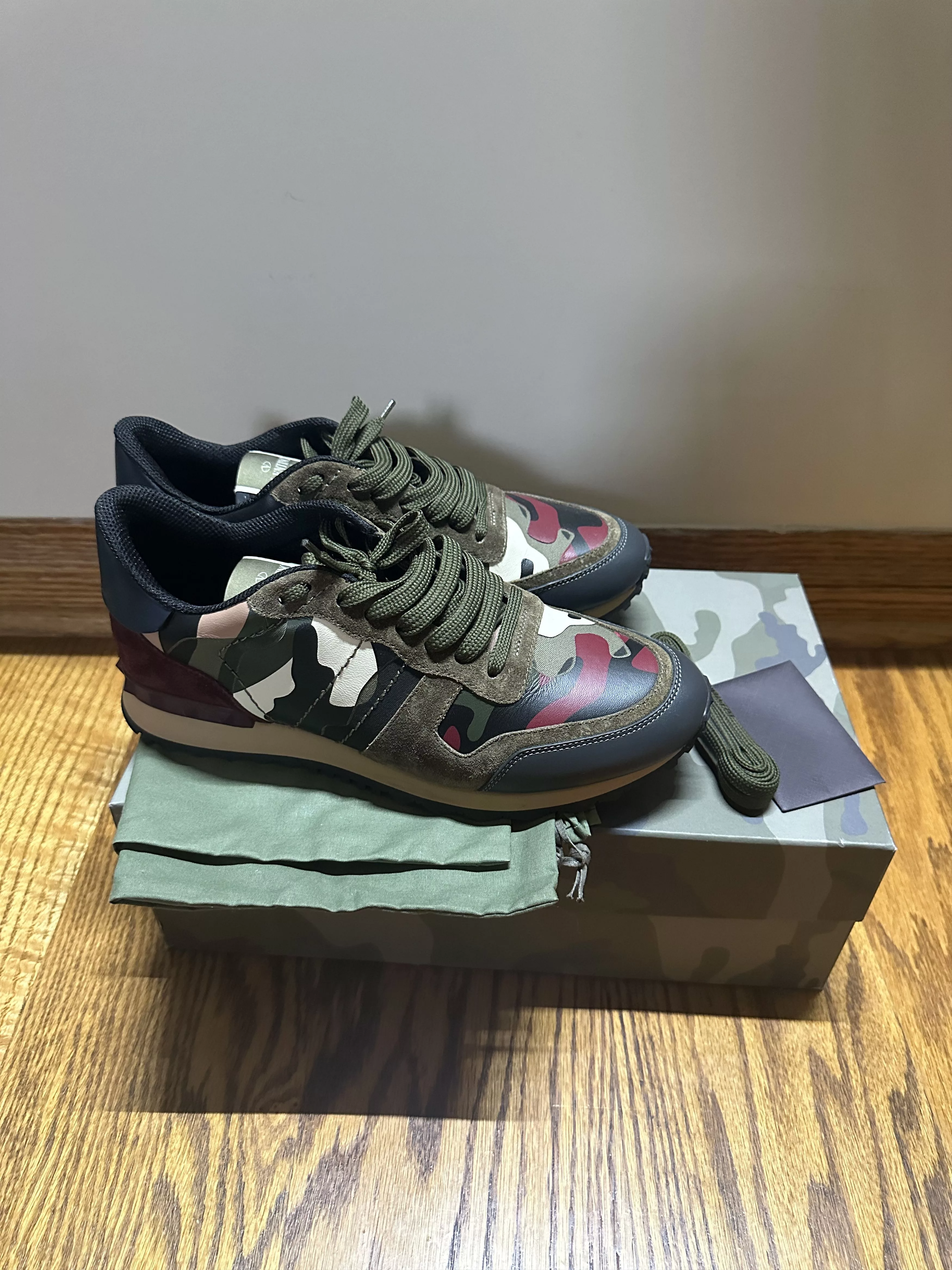 Valentino Low Top Sneakers Valentino Rockrunner Multi
