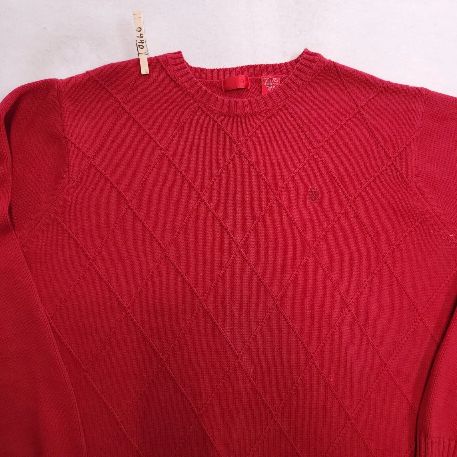 Izod Sweaters Knitwear IZOD Pullover Casual Sweater Mens Size Extra Large XL Red