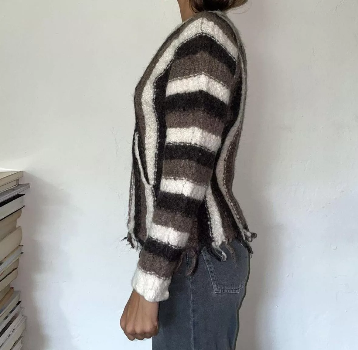 Other Sweaters Other Raquel Allegra Striped Wool Pullover Multi