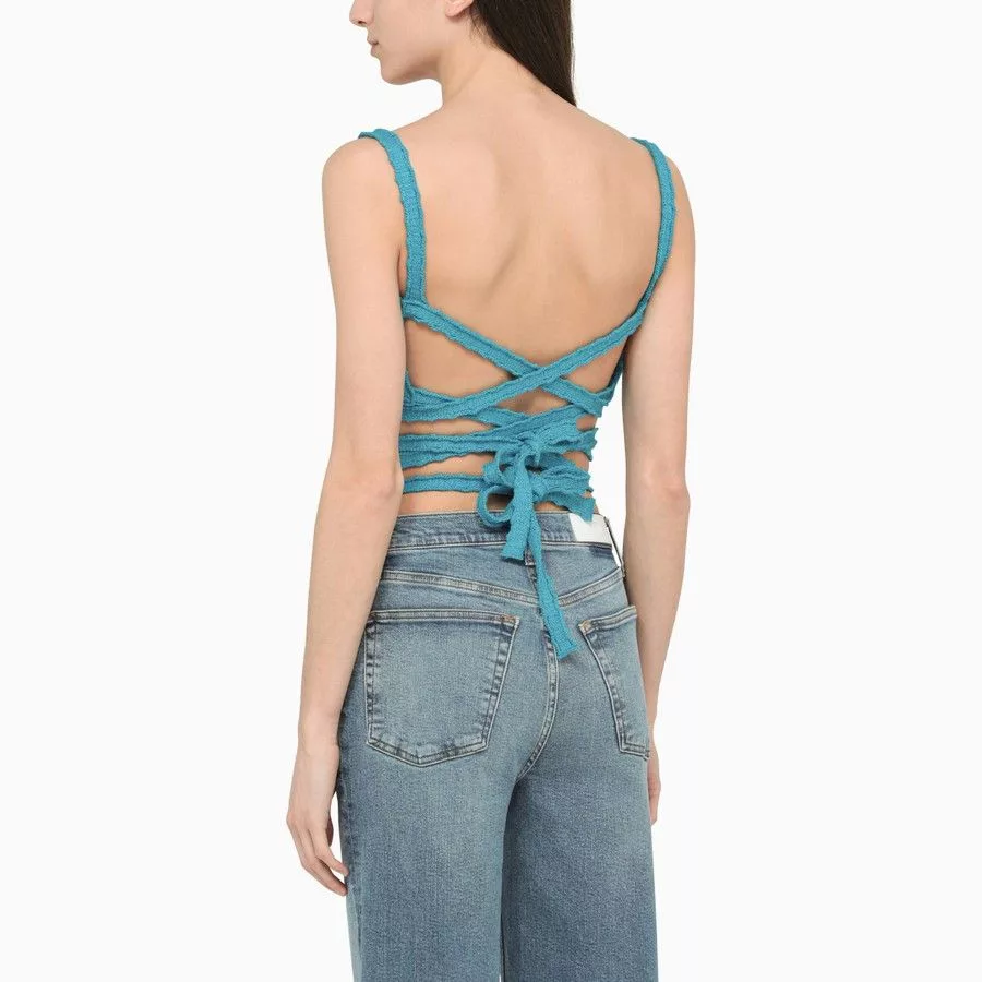 Alanui Tank Tops Alanui o1d2blof0724 Short Top in Multicolor