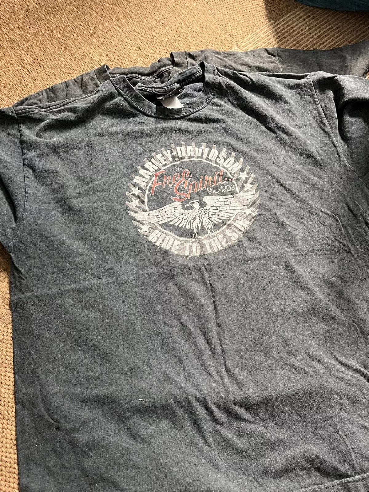Harley Davidson Short Sleeve T Shirts x5 T-Shirt Harley Davidson Black