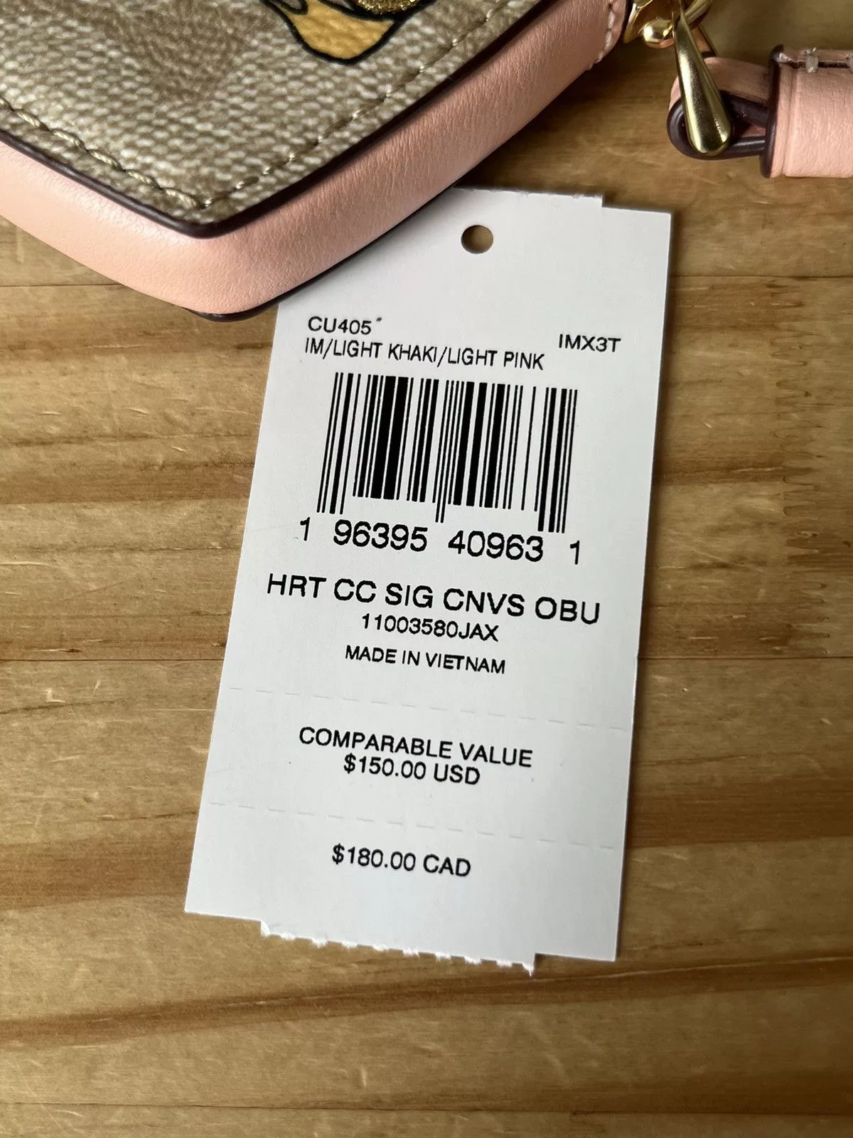 Coach Wallets Coach heart coin case Pink