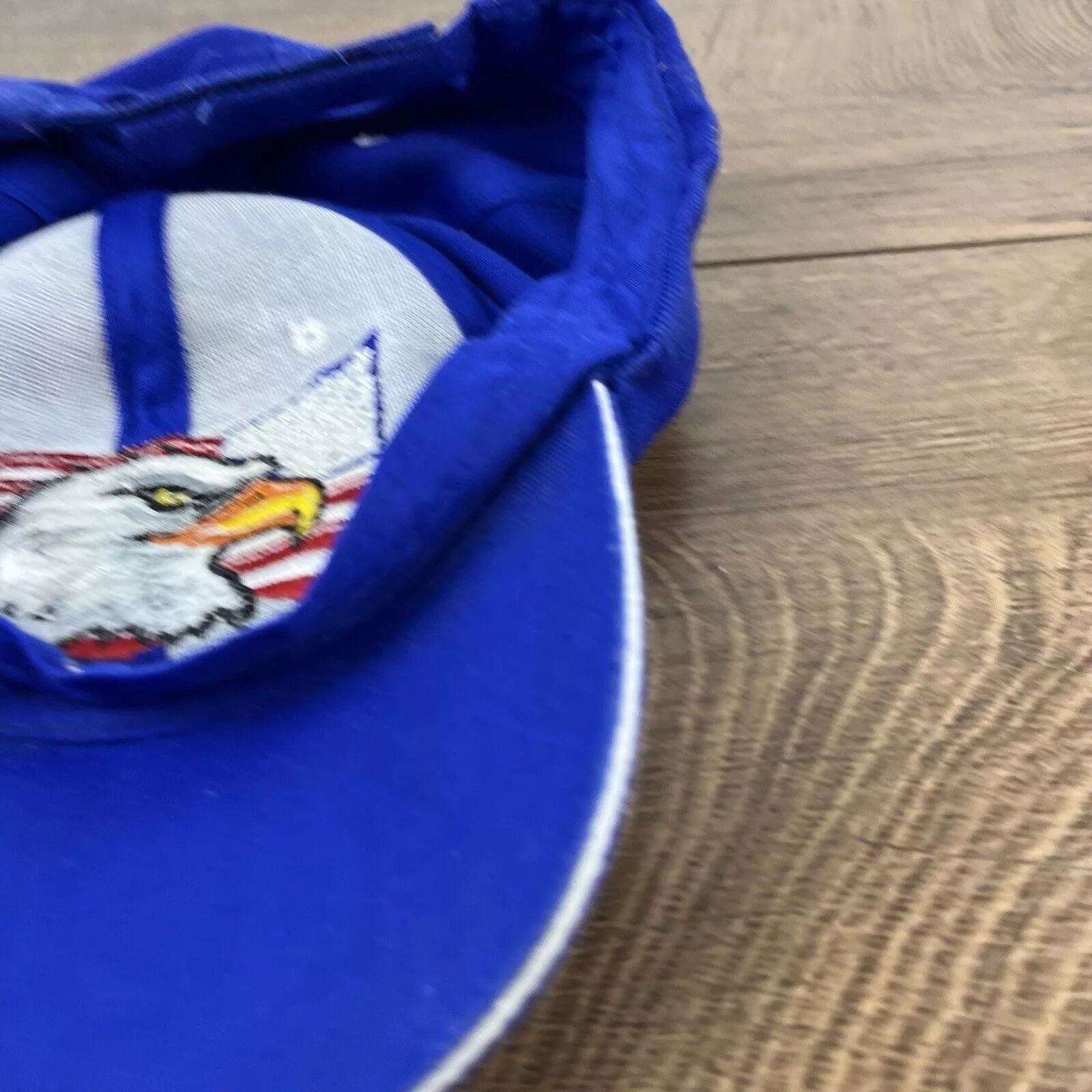 Other Hats Other Bald Eagle Hat USA American Flag Hat Blue Adjustable Hat Blu