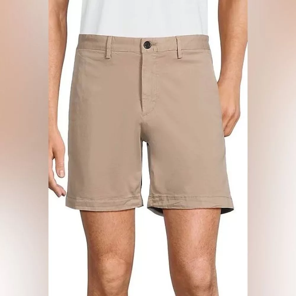 Theory Shorts Theory Men’s Zaine Slim Straight Shorts 33” x 8” inseam Khak Brown