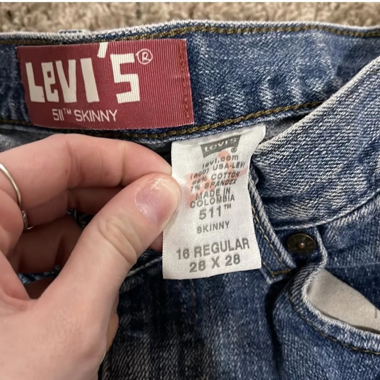 Levi's Jeans Levi's × Vintage Vintage 511 Levi’s Blue