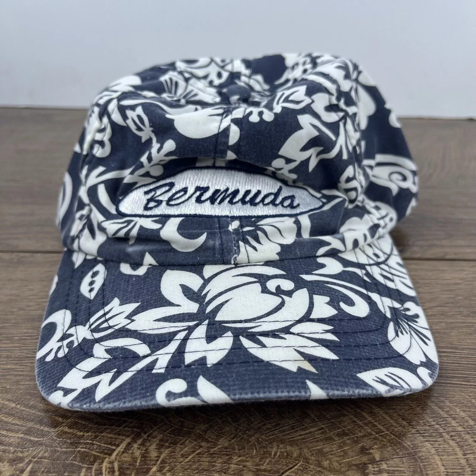 Other Hats Other Bermuda Hat Bermuda Blue Gray Hat Gray Adjustable Hat Gray A