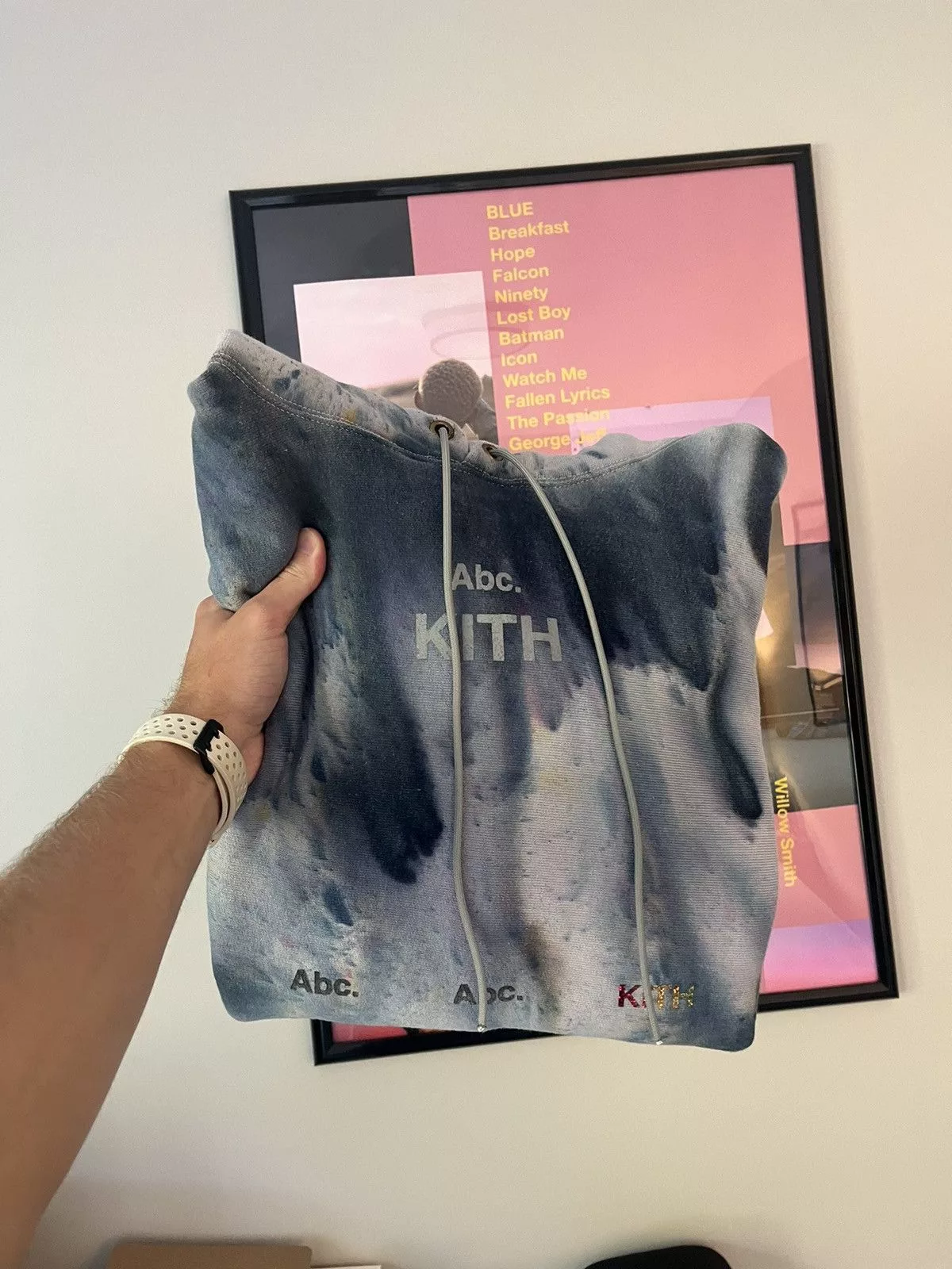 Advisory Board Crystals Sweatshirts Hoodies Advisory Board Crystals × Kith Kith x ABC Holograph Hoodie Blue