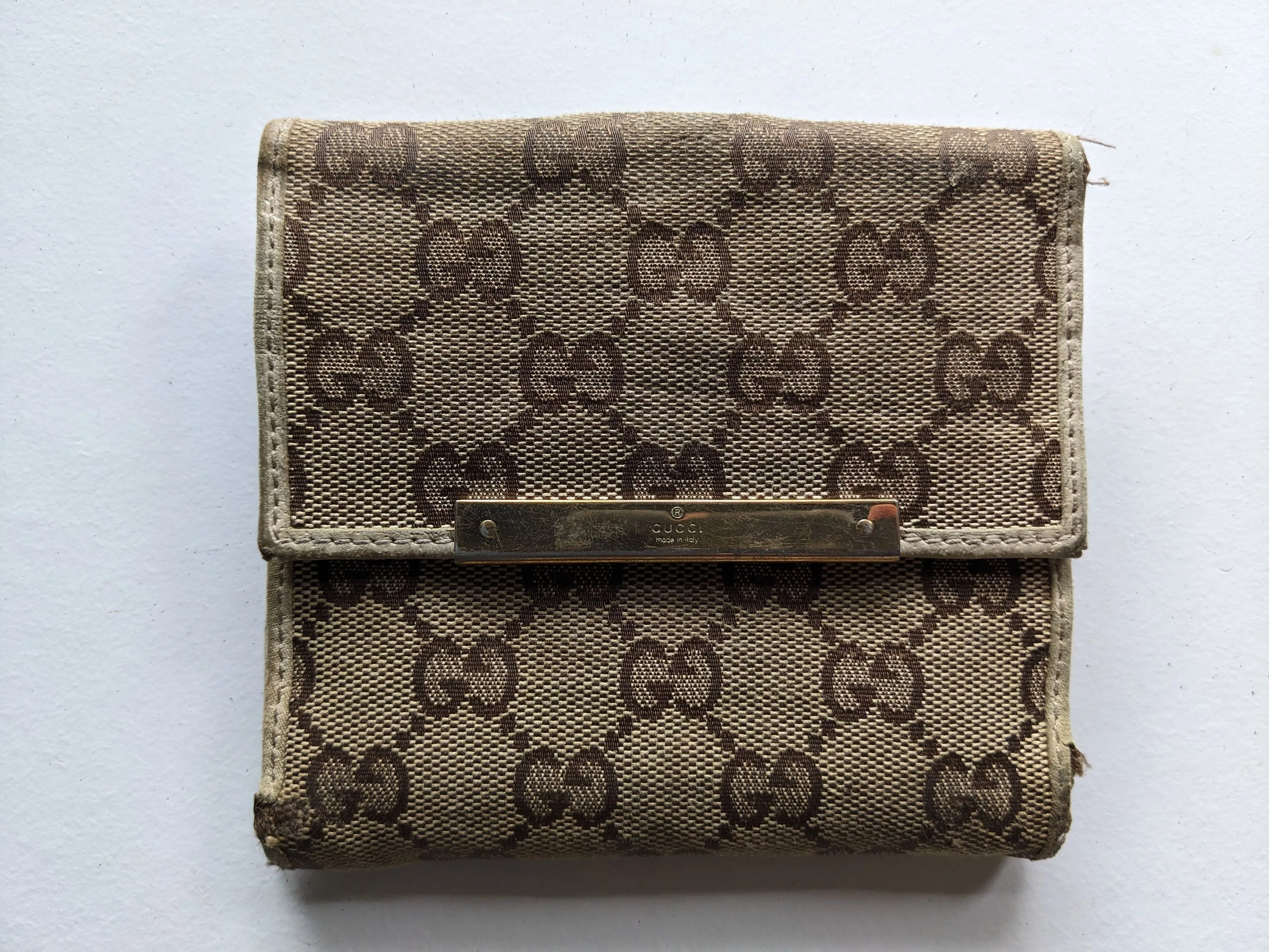 Gucci Other Vintage Gucci monogram wallet White