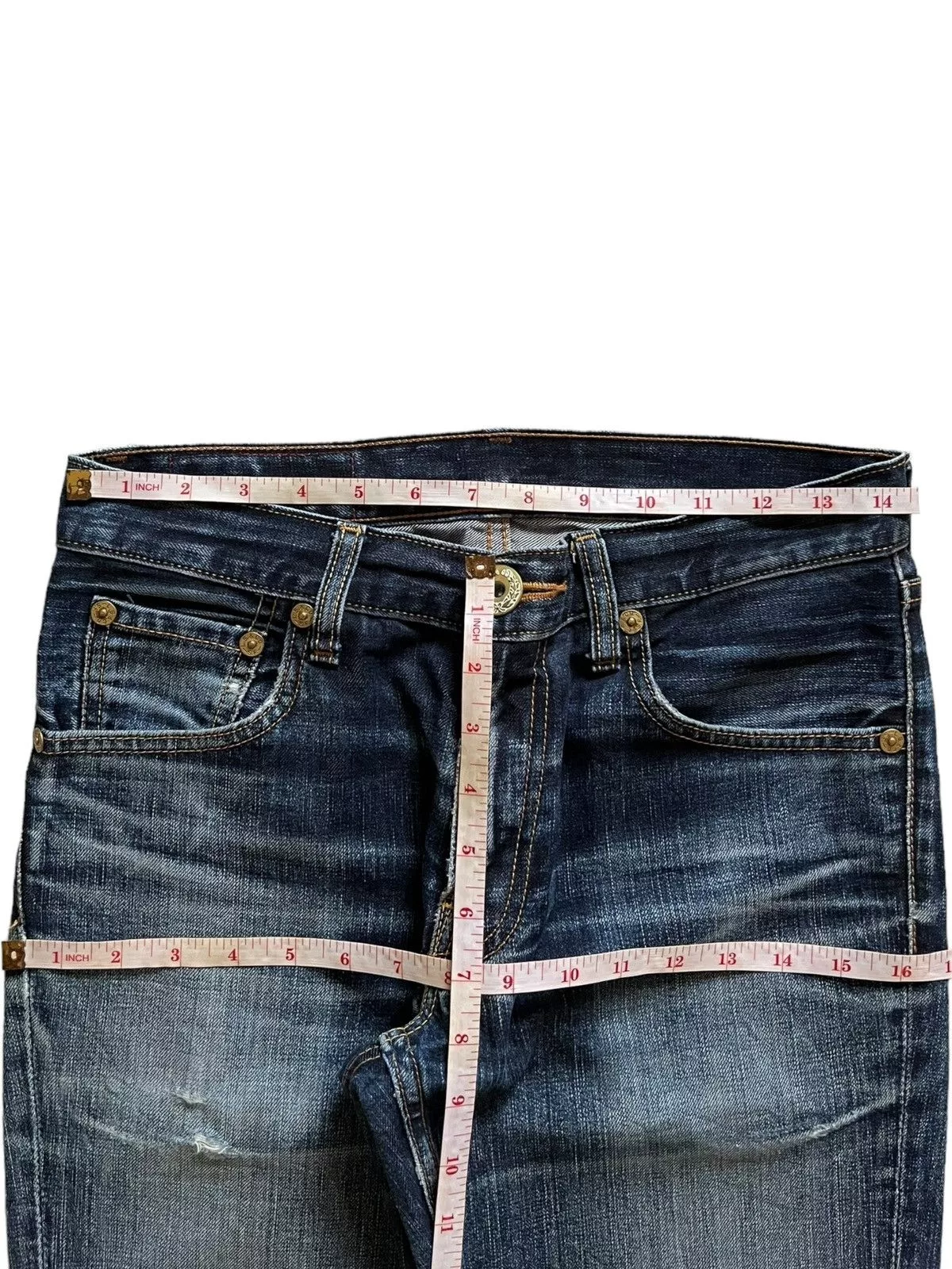 Levi's Denim Levi's × Levi's Vintage Clothing SALES 🔥 Vintage 90s Levis 602 Blue Denim Wash Distress Jean
