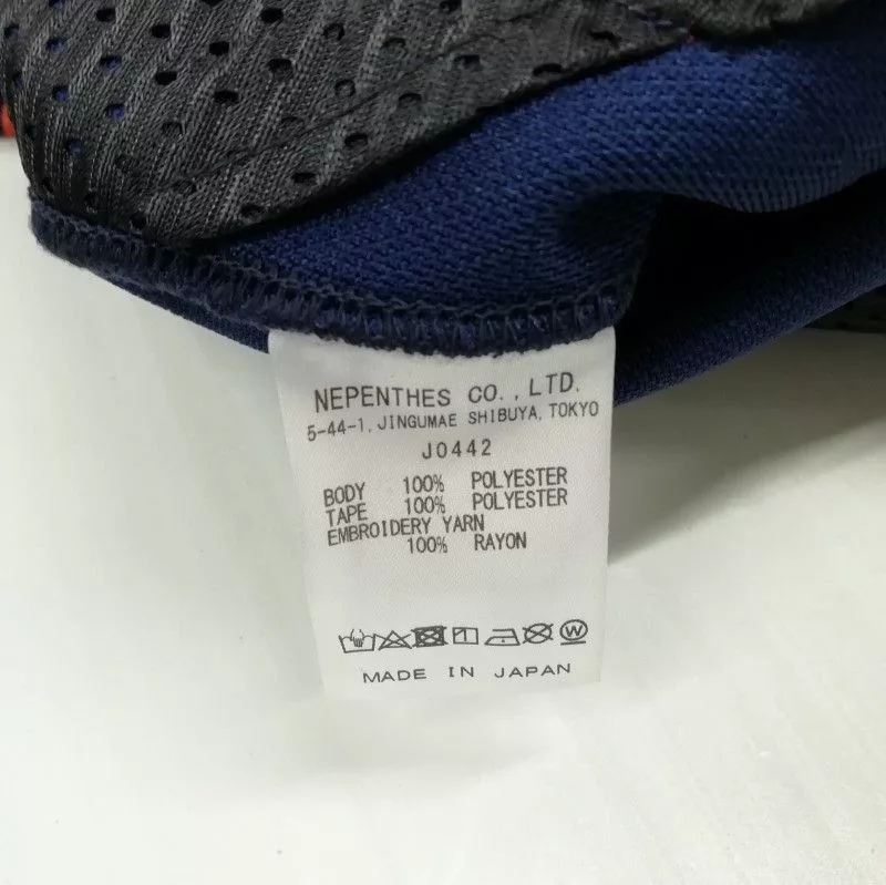 Needles Sweatpants Joggers Needles Sweat Pants Zip Pocket Tape Polyester Navy Blue