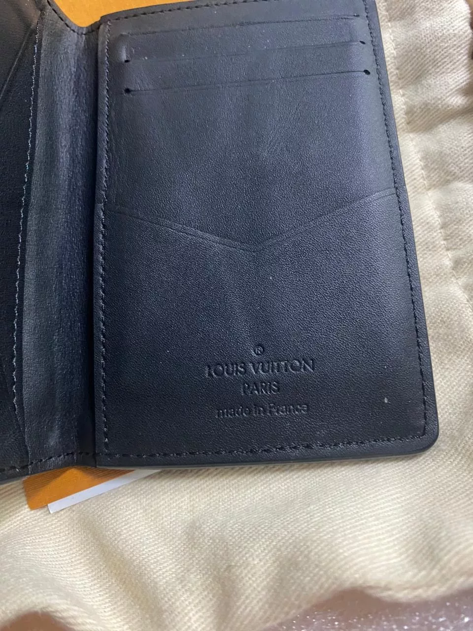 Louis Vuitton Wallets Authentic LOUIS VUITTON Organizer special edition Black