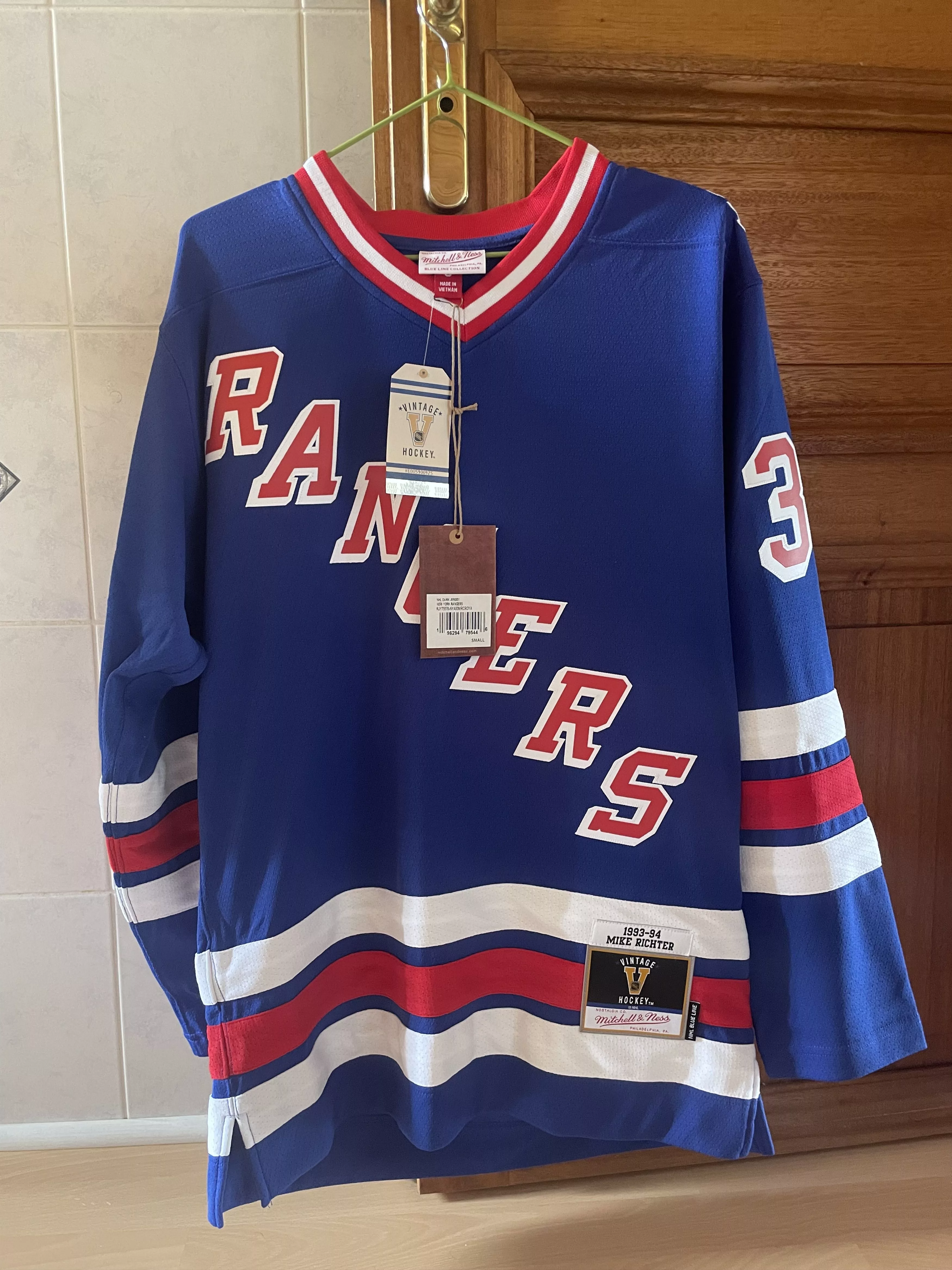 Mitchell & Ness Jerseys Mitchell & Ness New York Rangers Mike Richter Stanley Cup jersey Multi